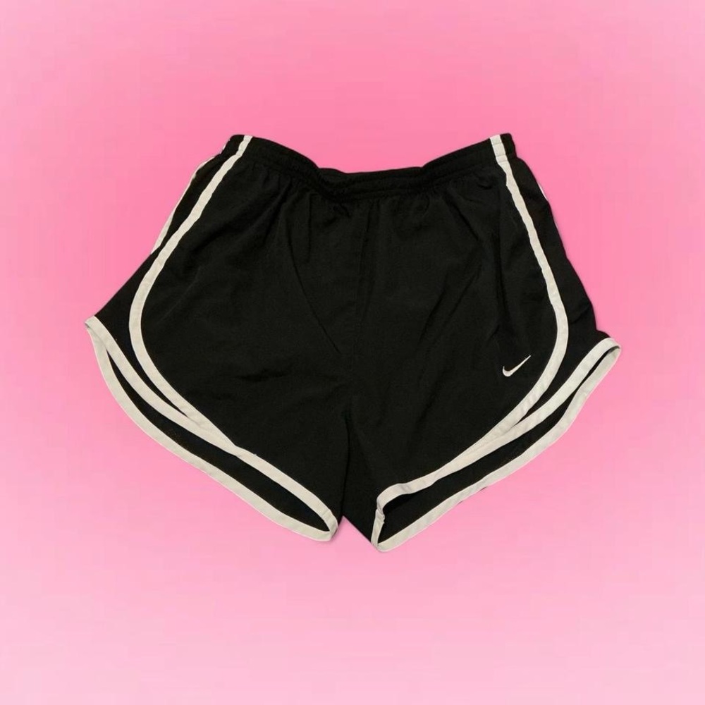 Nike Women's Dri-Fit Shorts in Black and White